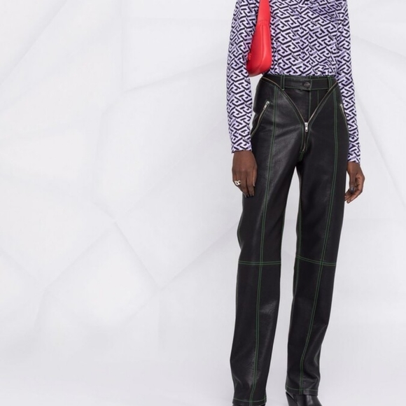 Versace Greca Silk Twill Blouse - Picture 4 of 16